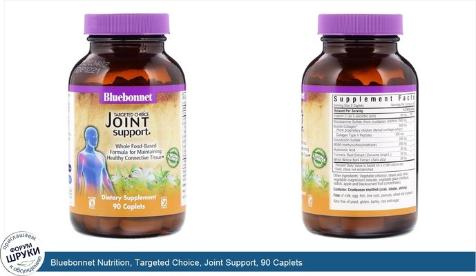 Bluebonnet Nutrition, Targeted Choice, Joint Support, 90 Caplets