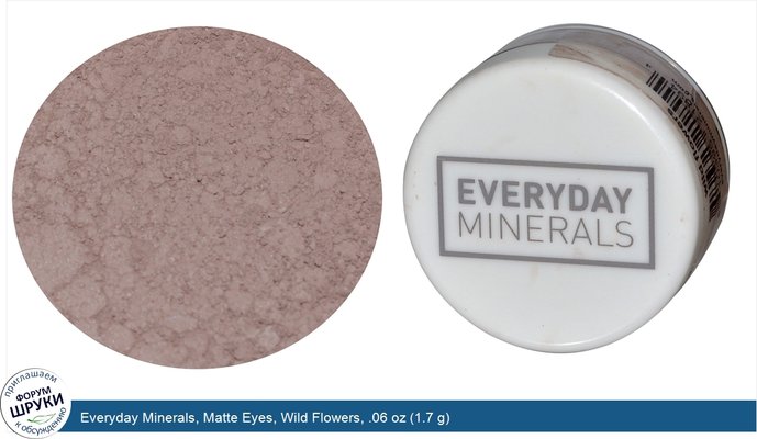Everyday Minerals, Matte Eyes, Wild Flowers, .06 oz (1.7 g)