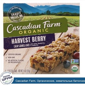 Cascadian_Farm__Органические__жевательные_батончики_гранола__урожай_ягод__6_батончиков__по_1_2...jpg