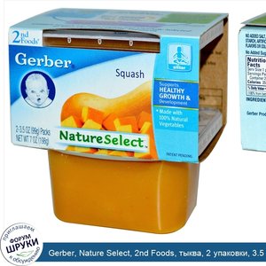 Gerber__Nature_Select__2nd_Foods__тыква__2_упаковки__3.5_унции__99_г__каждая.jpg