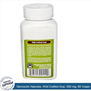 Genceutic_Naturals__Wild_Crafted_Acai__500_mg__60_Vcaps.jpg