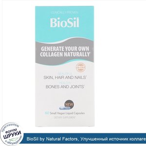 BioSil_by_Natural_Factors__Улучшенный_источник_коллагена__60_небольших_вегетарианских_капсул__...jpg