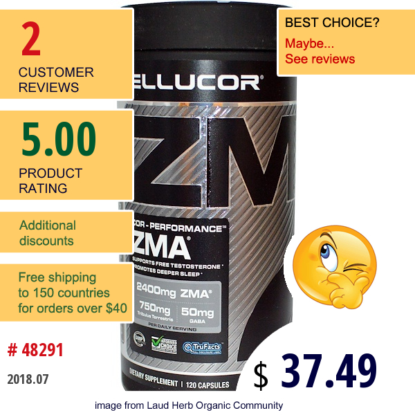 Cellucor, Cor-Performance Series Zma, 120 Capsules  