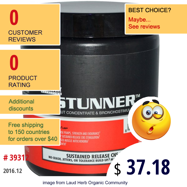 Betancourt, D-Stunner, Pre-Workout Concentrate & Bronchostimulator, Sugar Free, Fruit Punch, 10.2 Oz (290.5 G)  