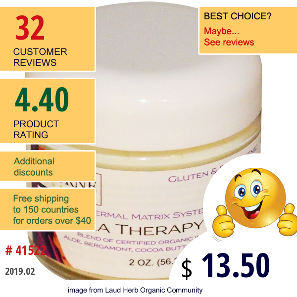 Thorne Research, Thorne Organics, Manuka Therapy Cream, Fragrance Free, 2 Oz (56.2 G)  