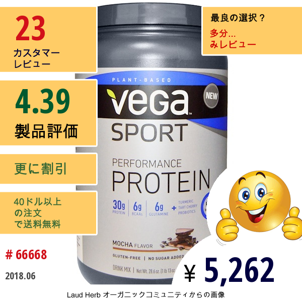 Vega, スポーツ・パフォーマンス・プロテイン, モカ風味, 812 G