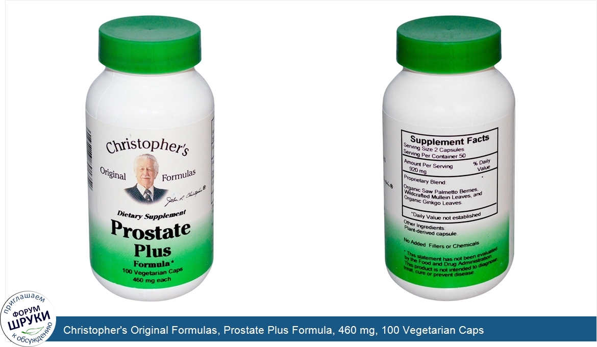 Christopher_s_Original_Formulas__Prostate_Plus_Formula__460_mg__100_Vegetarian_Caps.jpg