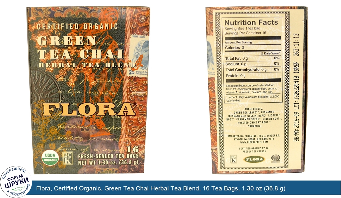 Flora__Certified_Organic__Green_Tea_Chai_Herbal_Tea_Blend__16_Tea_Bags__1.30_oz__36.8_g_.jpg