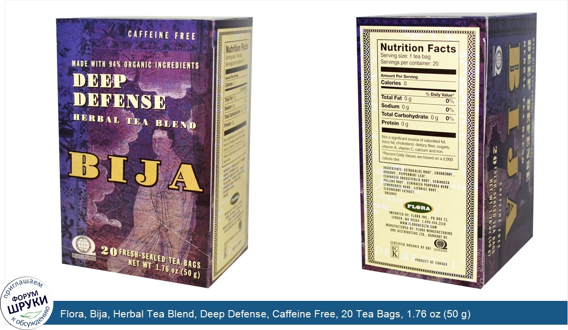 Flora__Bija__Herbal_Tea_Blend__Deep_Defense__Caffeine_Free__20_Tea_Bags__1.76_oz__50_g_.jpg